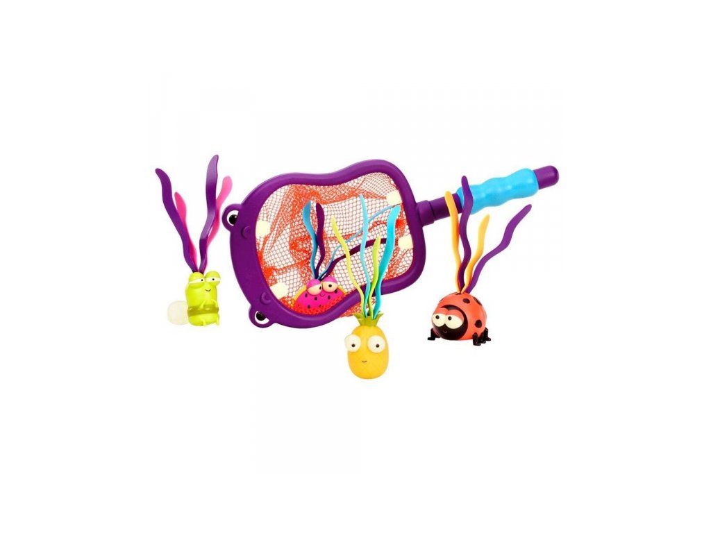 B-Toys Podberák s hračkami potápanie Hroch Hubba