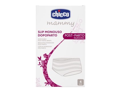Chicco jednorázové popôrodné nohavičky UNI veľkosť 4 ks balenie