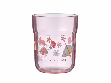 Little Dutch pohárik na pitie 250 ml Kvety a motýle_8720294011279