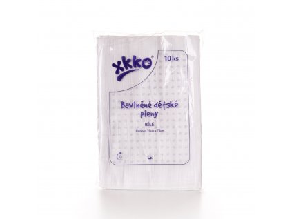 Xkko bavlnené plienky 70x70 cm Klasik 10 ks