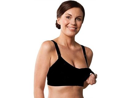 Carriwell push-up bezšvová podprsenka Čierna Veľkosť: S