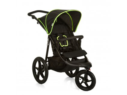 Športový kočík Hauck Runner black/neon yellow