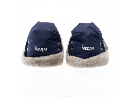 Rukávniky na kočík Zopa Fluffy Royal Blue 8595114416240