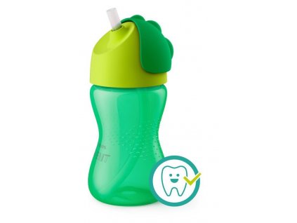 Philips AVENT hrnček so slamkou zelený 300 ml 8710103781974