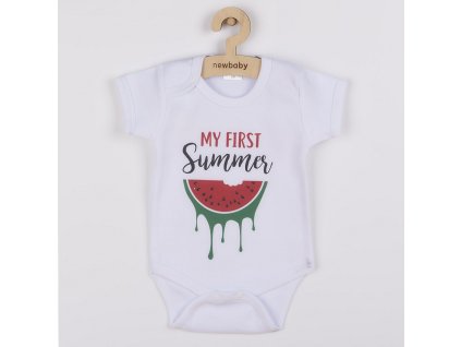 Body s potlačou New Baby My first Summer