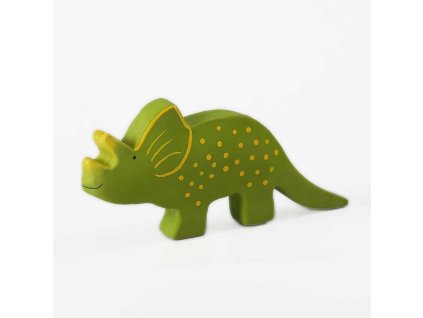 Tikiri Baby Dinosaurus z prirodnej gumy triceratops 4792247007589