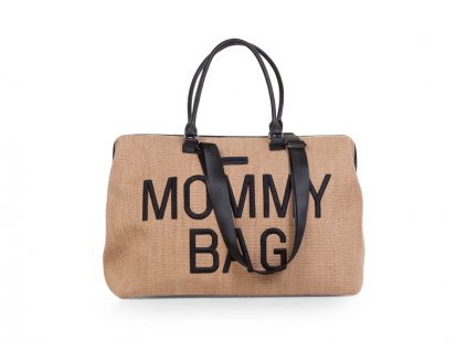 Prebaľovacia taška Mommy Bag Raffia Look