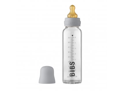 BIBS Baby Bottle sklenena flasa 225ml Cloud 5014223 5713795238699