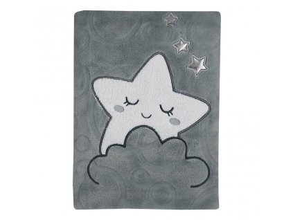 Detská deka Koala Sleeping Star grey