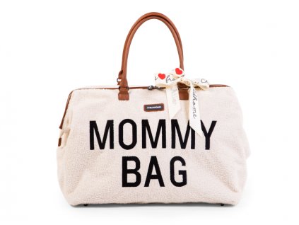 Prebaľovacia taška Mommy Bag Teddy Off White