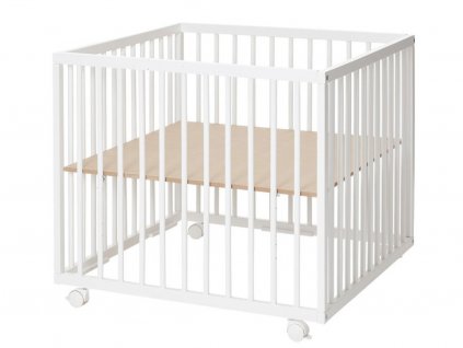 Baby Dan drevená ohrádka Comfort Medium White