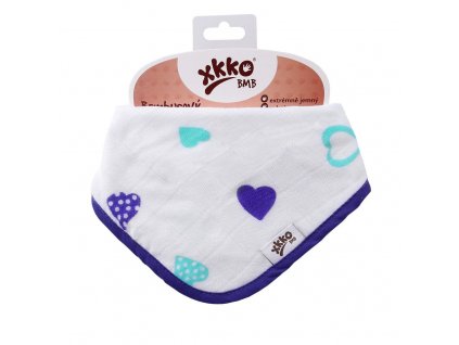 Xkko slintáčik Hearts Ocean Blue 8594161575252