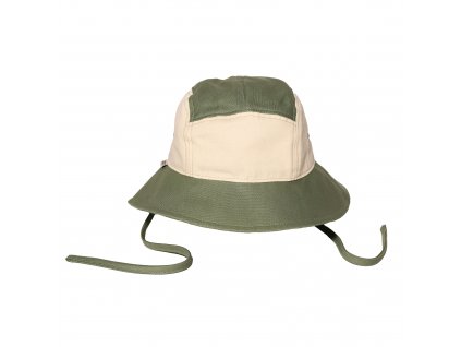 KiETLA klobúčik s UV ochranou natural-green