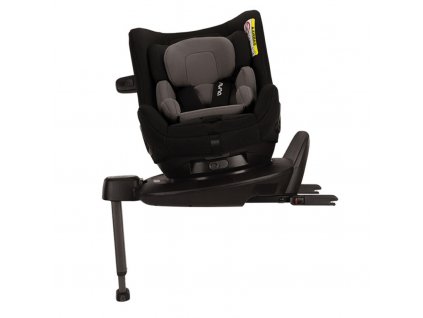 Otočná autosedačka Nuna Pruu v čiernej farbe Caviar