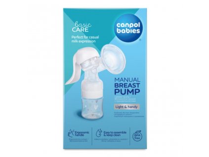 Manuálna odsávačka mlieka Canpol Babies Basic Light 5901691876590
