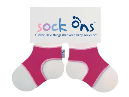 Návleky na ponožky Sock Ons Classic 0-6m fuchsia 5060121090019