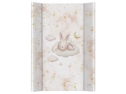 Ceba Podložka prebaľovacia 2-hranná s pevnou doskou (50x70) Ultra Light Sleepy Bunny 5907672341934