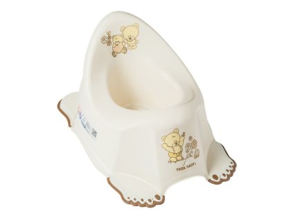 Tega Hrajúci nočník protišmykový Teddy Bear béžový 5902963009999