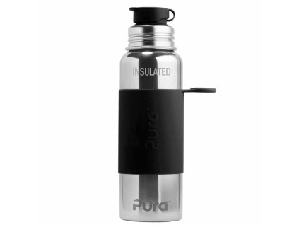 Pura Termo fľaša so športovým uzáverom 650ml Čierna 858312007237