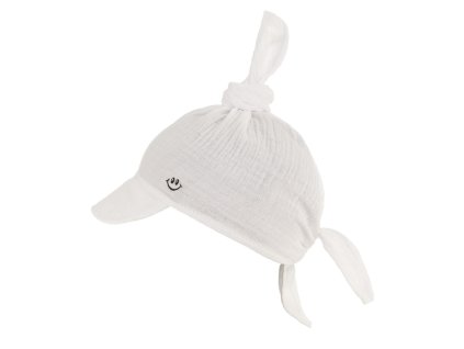 Agbo mušelínová šatka Kobo Biela | 46-50 cm