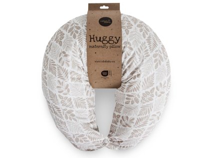 Ceba Vankúš na dojčenie Huggy Basic Brown Leaves 5907672342054