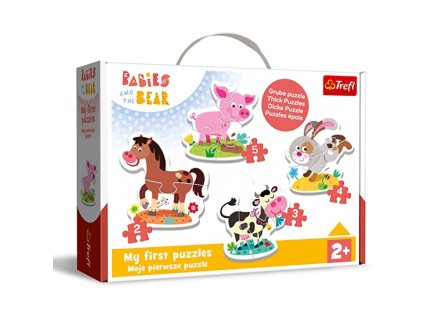 Trefl puzzle zvietratká na farme 5900511361278