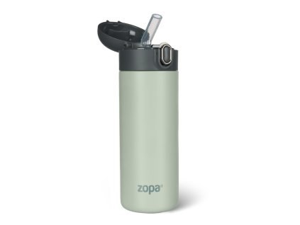Zopa termoska so slamkou 400 ml Pistacio Green 8595114428762