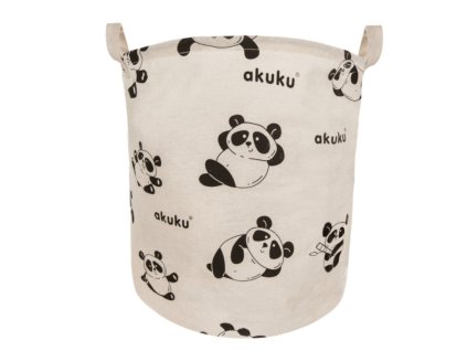 Akuku skladací kôš na hračky Panda 5907644006564
