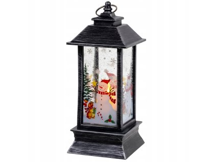 Vianočný strieborný LED lampášik