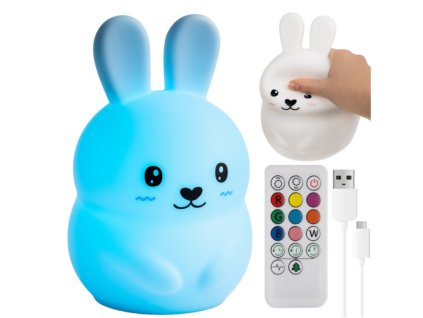 Ioxis nočné svetielko zajačik | s diaľkovým ovládačom 5900779958104