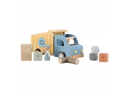 Little Dutch Drevené auto s vyklápačkou | FSC drevo 8713291225350