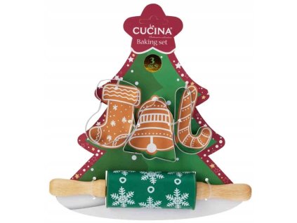 Detská sada na vianočné pečenie | zelený valček