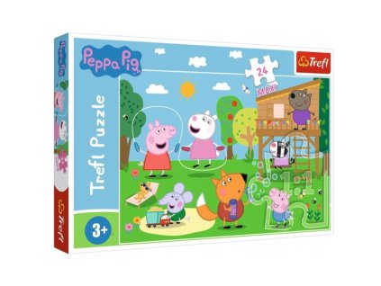 Puzzle Maxi Prasiatko Pepa zábava v tráve 5900511143423