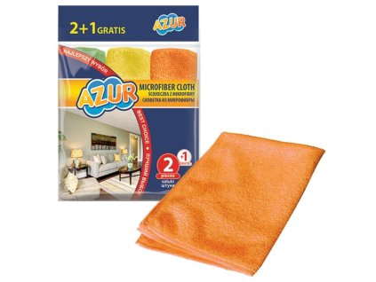 Sada troch utierok z mikrovlákna York Azur rozmer 30x30 cm