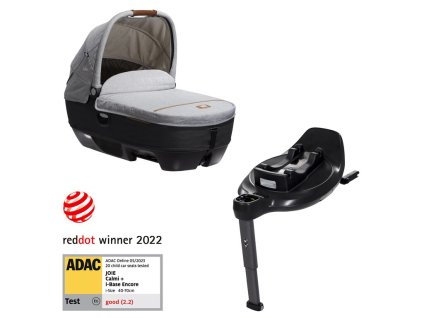 Joie i-base Encore + autovanička Calmi™ R129 v tmavej farbe carbon | výhodný set