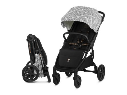 Kočík Kinderkraft Mitzy limitovaná edícia Bizuu vo farbe Lunar Black