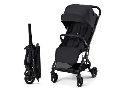 Kočík Kinderkraft Indy 3 v čiernej farbe coal black