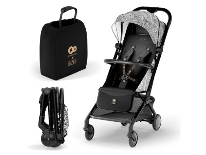 Kočík Kinderkraft Pilot 2 Limitovaná edícia Bizuu (Farba Lunar Black)