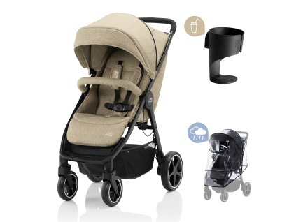 Kočík Britax-Römer B-Agile R (Farba Linen Beige)