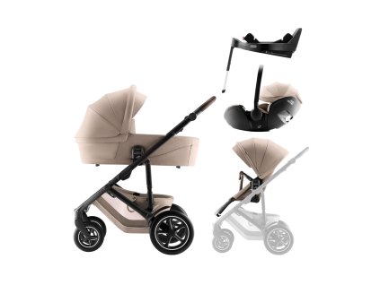 Kočík Britax-Römer Smile 5Z Style + Baby-Safe PRO + Vario Base 5Z (Farba Teak)