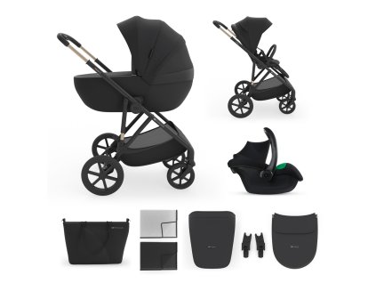 Kočík Kinderkraft Prime 3 3v1 (Farba Venezian Black)