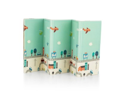 Podložka na hranie Petite&Mars Campy Elephant&City