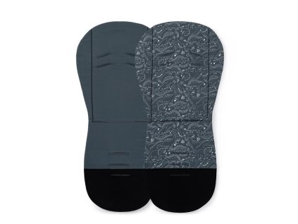 Vložka do kočíka Petite&Mars Foamy Anthracite Dino