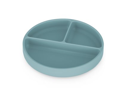 Delený silikónový tanierik Petite&Mars Take&Match Frosted Sky