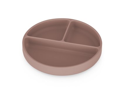 Delený silikónový tanierik Petite&Mars Take&Match Velvet Latte