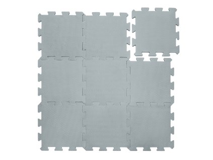 Zopa penové Puzzle na zem Light Grey | 9 kusov | 30x30 cm