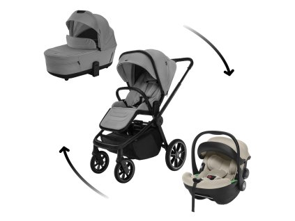 Kočík Zopa Move Cross 5 3v1 (Farba Shade Grey)