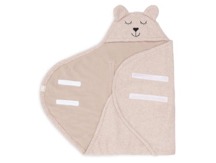 Zavinovačka Jollein medvedík Boucle Wild Rose