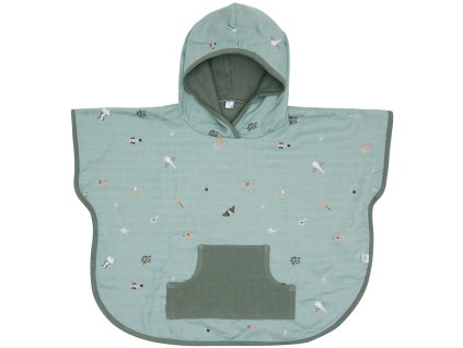 Mušelínové pončo Bébé-Jou Ocean Vibes