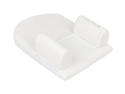 KikkaBoo Polohovacia klinová podložka Airknit White